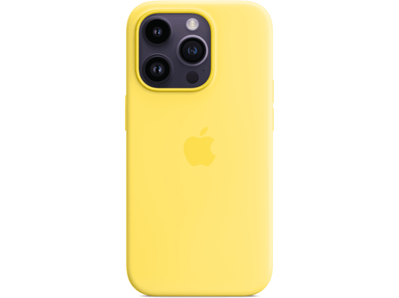APPLE funda de silicona con MagSafe para el iPhone 14 Pro Amarillo canario