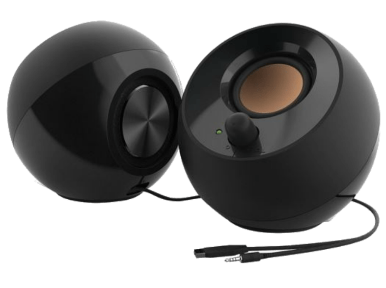 Creative Pebble 4.4 W USB 86 dB Diseño Minimalista Negro