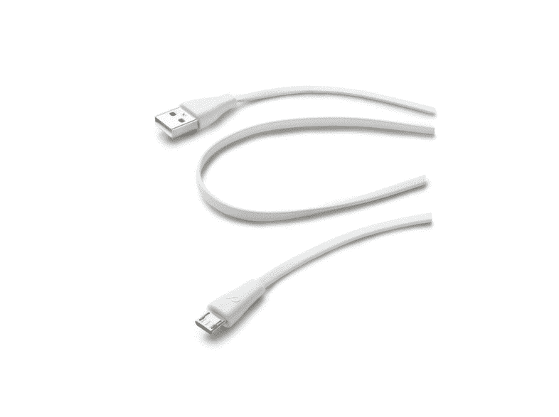 Cellular Line de USB a Micro USB blanco