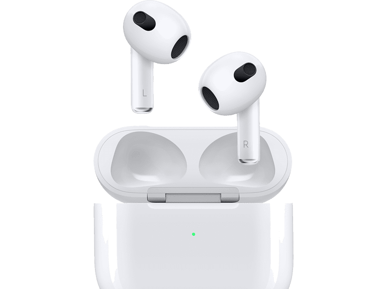 Apple AirPods (2022 3ª gen) Inalámbricos Bluetooth® Estuche carga no inalámbrica Chip H1 Siri Blanco