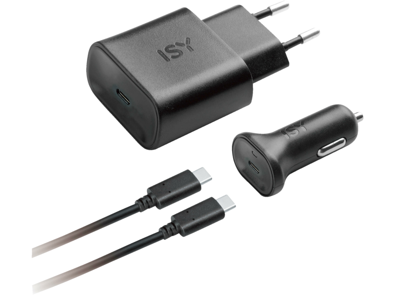 Isy ITS-7000 Para coche USB-C Negro