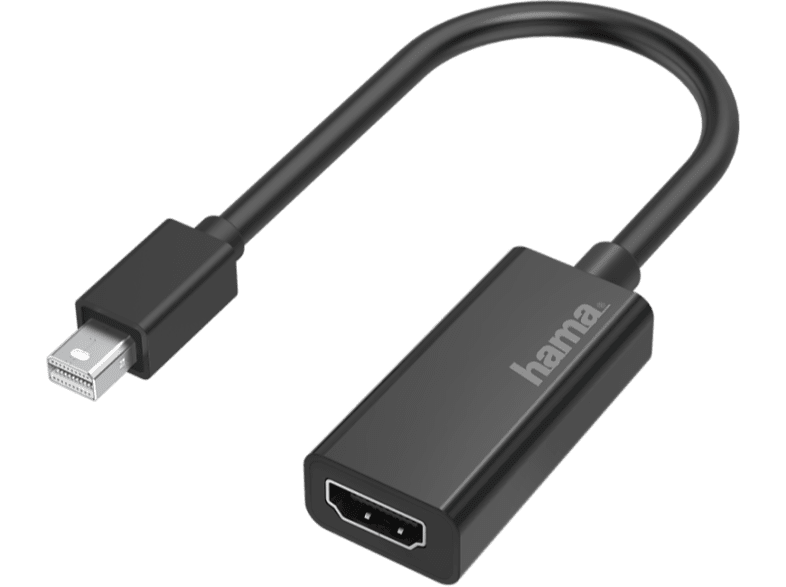 Hama 00200332 UHD HDMI in Mini DisplayPort Thunderbolt 2 Negro