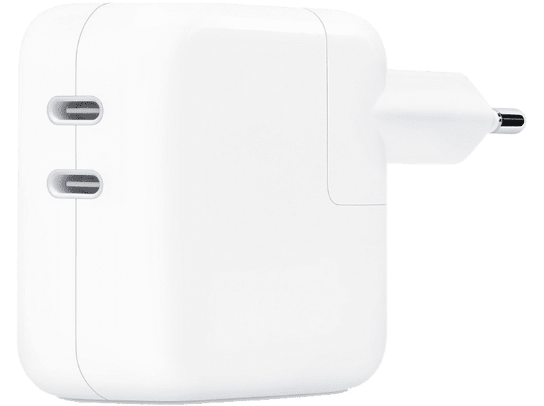 Apple Adaptador de Corriente Dual USB-C de 35 W Blanco