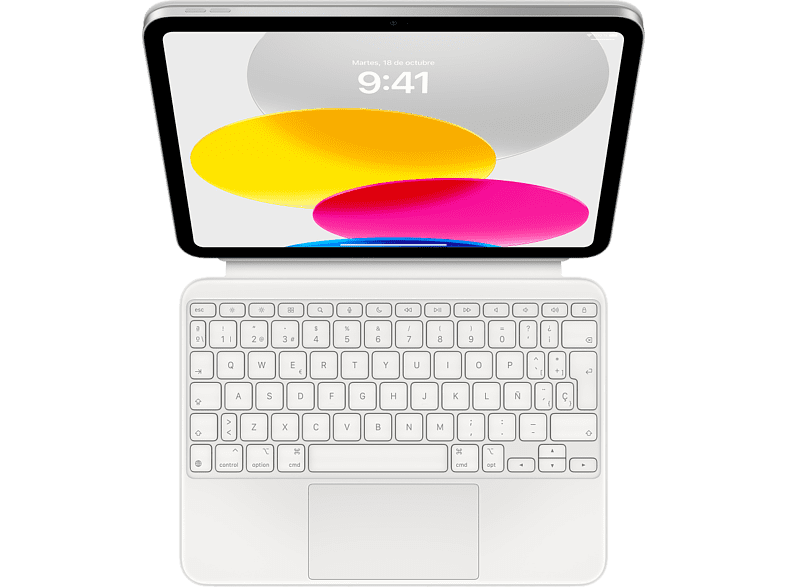 Apple Magic Keyboard Funda con teclado para el iPad (10.ª generación) Español Blanco
