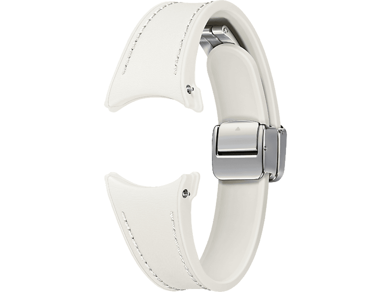 Samsung  ET-SHR93SUEGEU Para Galaxy Watch6  S/M 20 mm Con Hebilla en D Cuero ecológico Crema